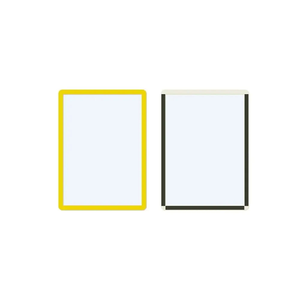 Magnetiniai ženklinimo laikikliai Frames4Docs A4, 10 vnt., geltoni