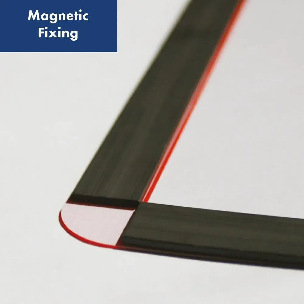 Magnetiniai ženklinimo laikikliai Frames4Docs A4, 10 vnt., geltoni