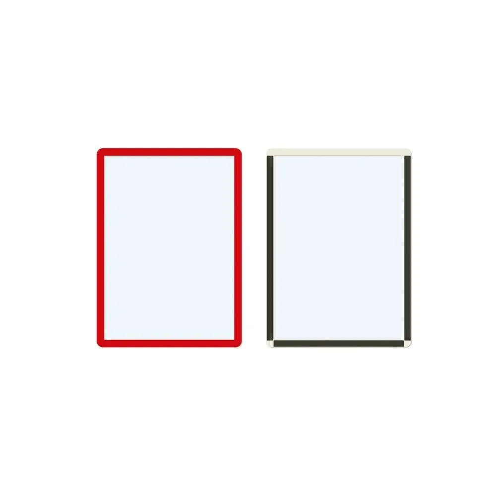 Magnetiniai ženklinimo laikikliai Frames4Docs A4 10 vnt. raudoni