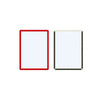 Magnetiniai ženklinimo laikikliai Frames4Docs A4 10 vnt. raudoni