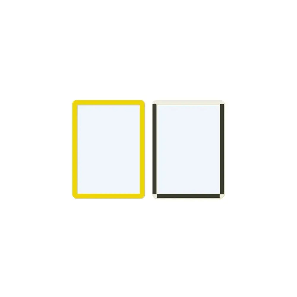 Magnetiniai ženklinimo laikikliai Frames4Docs A5 10 gab geltoni