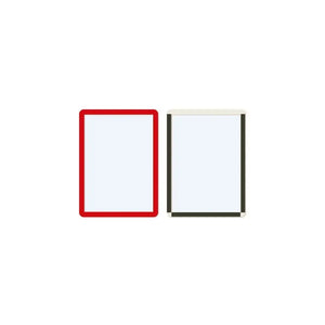 Magnetiniai ženklinimo laikikliai Frames4Docs A5 10 gab raudoni