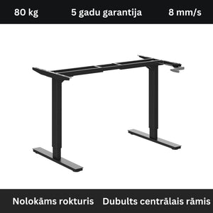 Rankiniu būdu reguliuojamo aukščio stalo rėmas Handle