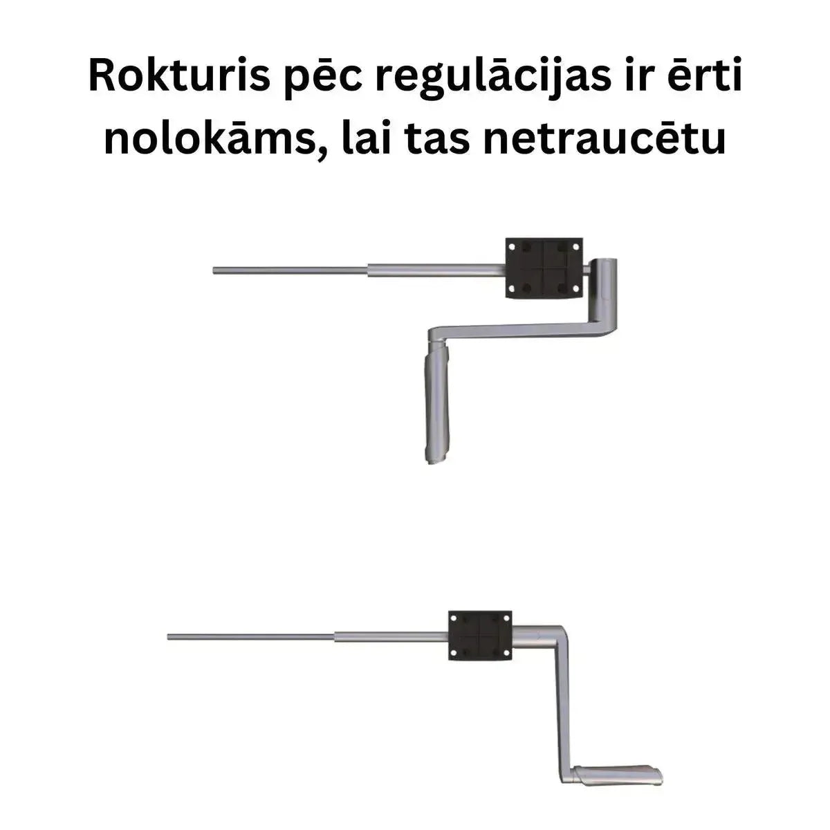 Manuāli augstumā regulējams galds Handle Line