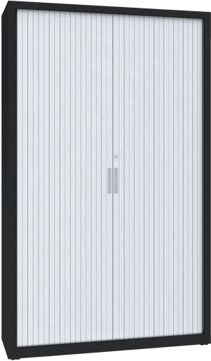 Metalinė dokumentų spinta Archive rullo 1990x1200x435 mm – juoda / sidabro