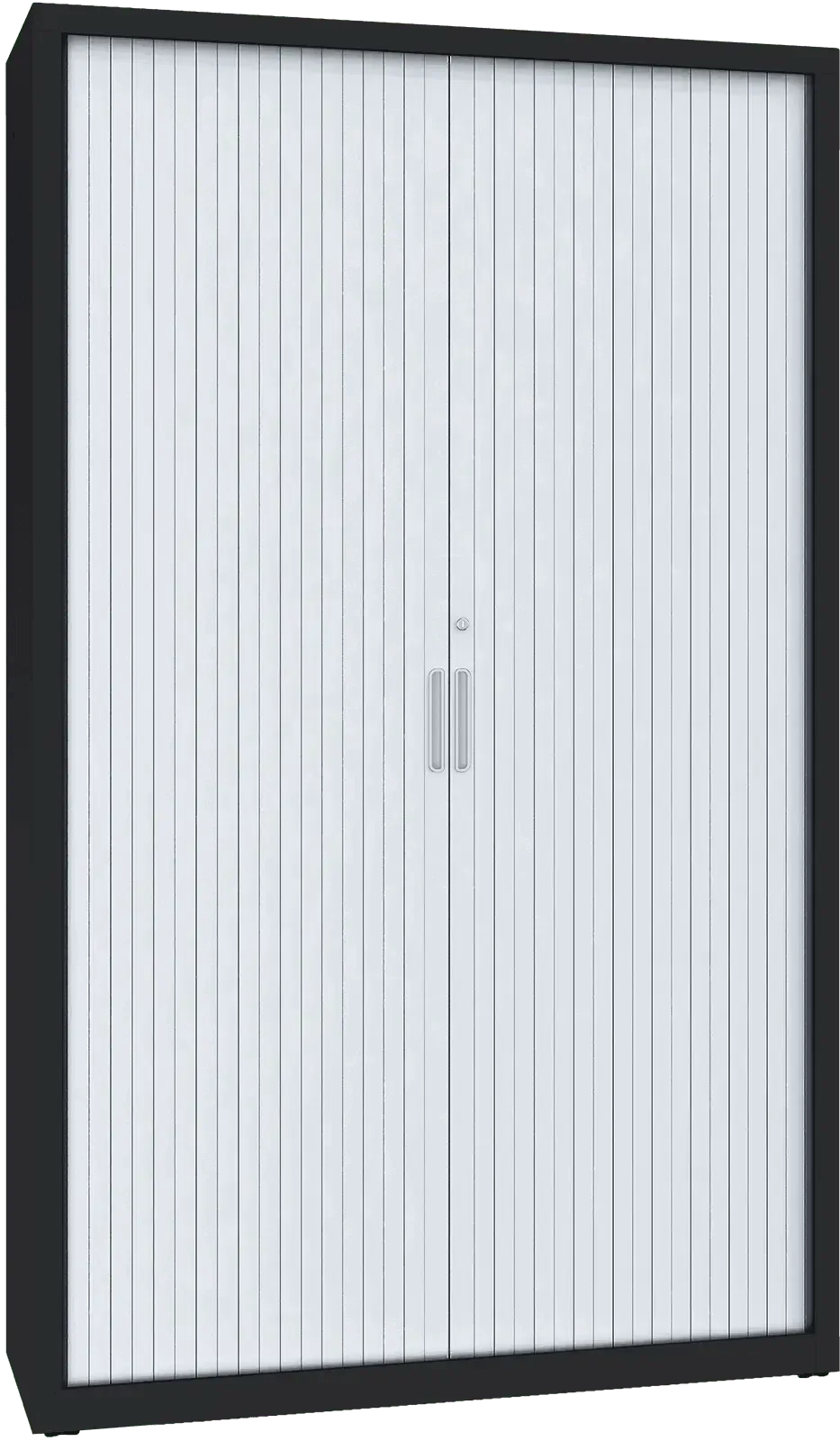 Metalinė dokumentų spinta Archive rullo 1990x1200x435 mm – juoda / sidabro