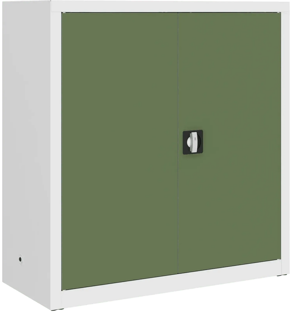 Metalinė dokumentų spinta Classic 1040x1000x435 mm – baltas / žalias