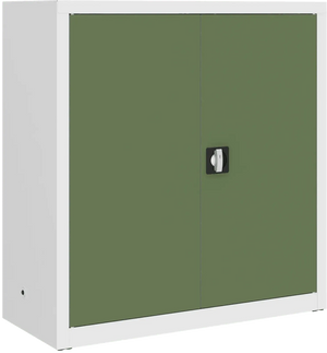 Metalinė dokumentų spinta Classic 1040x1000x435 mm – baltas / žalias
