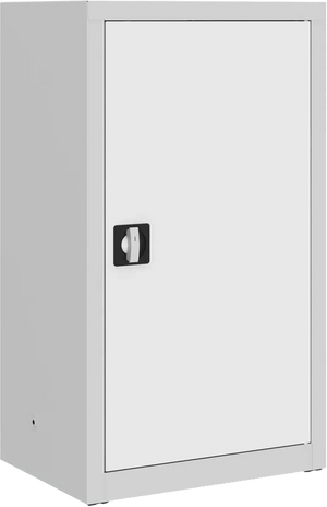 Metalinė dokumentų spinta Classic 1040x600x435 mm – šviesiai pilkas / baltos