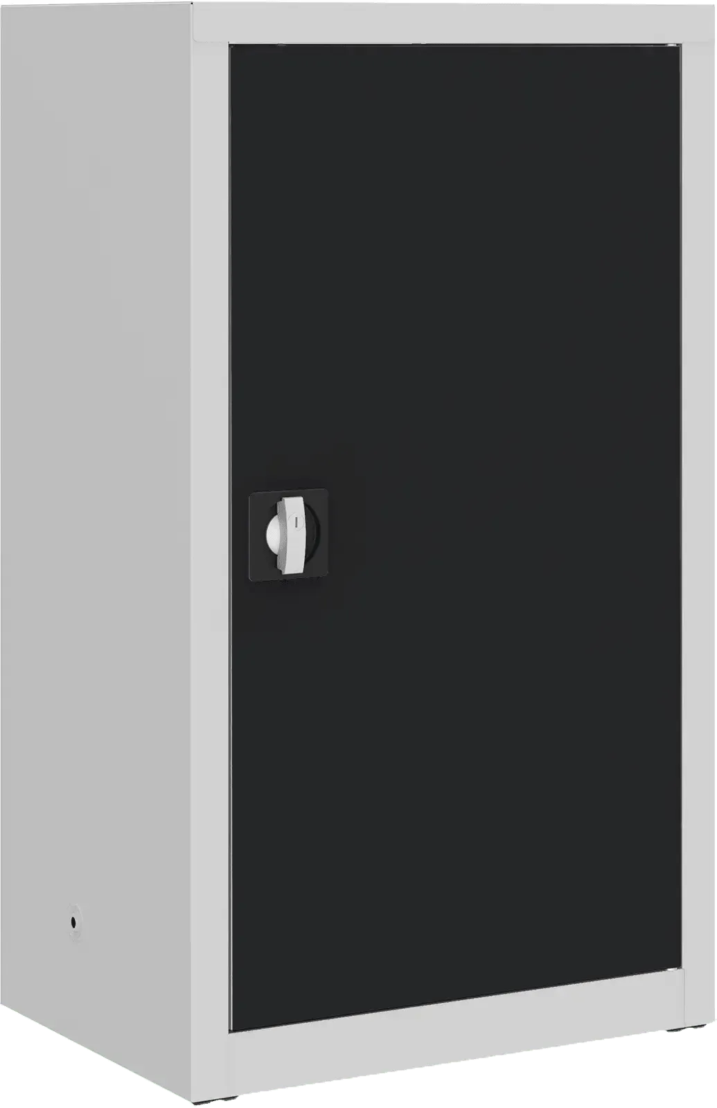 Metalinė dokumentų spinta Classic 1040x600x435 mm – šviesiai pilkas / juodos