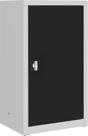 Metalinė dokumentų spinta Classic 1040x600x435 mm – šviesiai pilkas / juodos