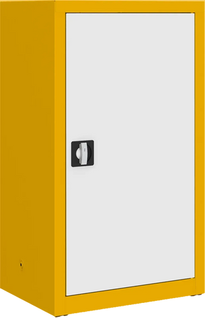 Metalinė dokumentų spinta Classic 1040x600x435 mm – geltonas / baltos