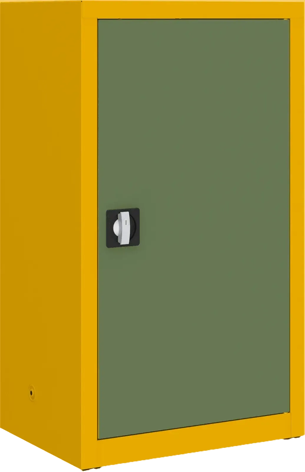 Metalinė dokumentų spinta Classic 1040x600x435 mm – geltonas / žalios