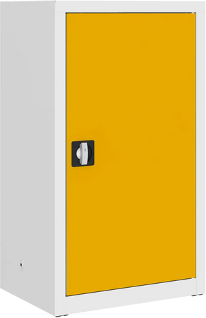 Metalinė dokumentų spinta Classic 1040x600x435 mm – baltas / geltonos