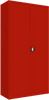 Metalinė dokumentų spinta Classic 1990x1000x435 mm – raudona / raudona
