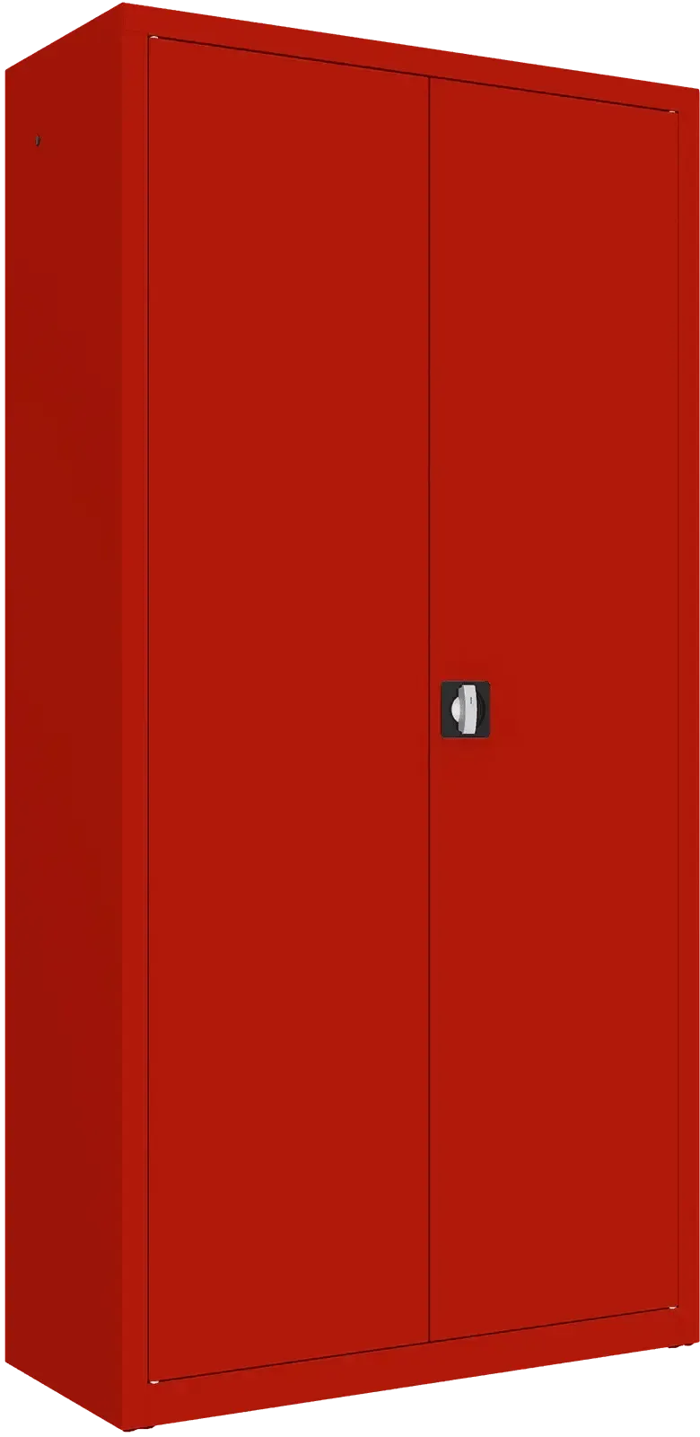 Metalinė dokumentų spinta Classic 1990x1000x435 mm – raudona / raudona