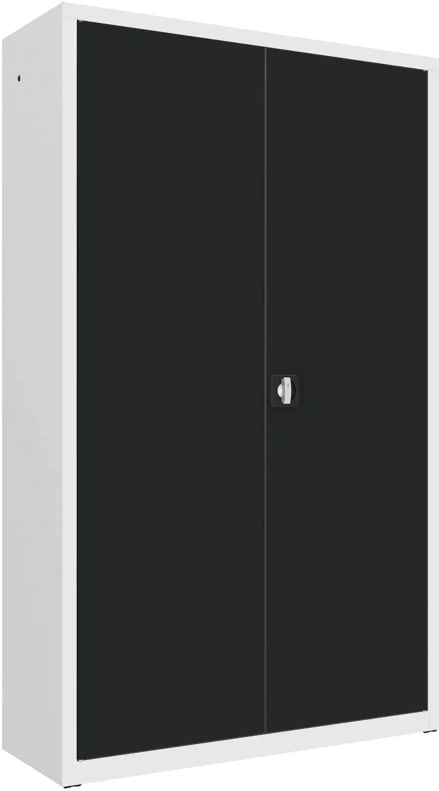 Metalinė dokumentų spinta Classic 1990x1200x435 mm – baltas / juodos
