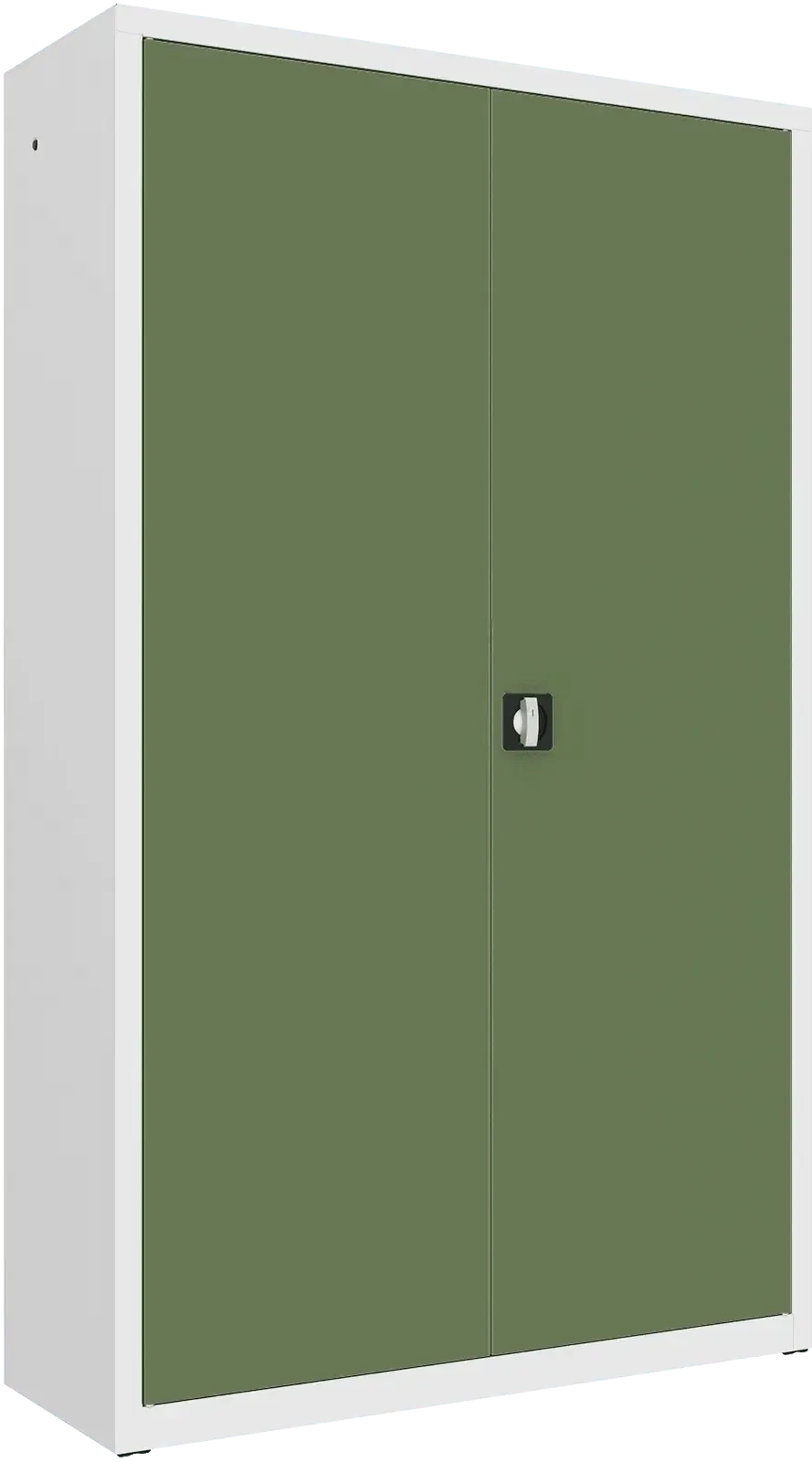 Metalinė dokumentų spinta Classic 1990x1200x435 mm – baltas / žalios