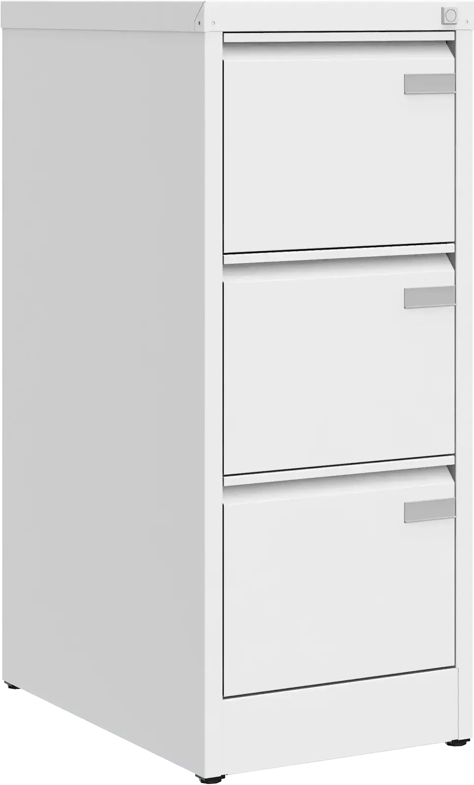 Metalinė dokumentų spinta Archive, 1008x415x633 mm, A4 formatui – balta / balta