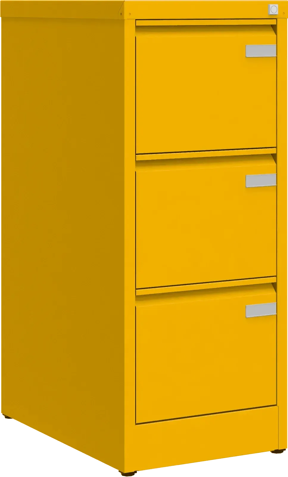 Metalinė dokumentų spinta Archive, 1008x415x633 mm, A4 formatui – geltona / geltona