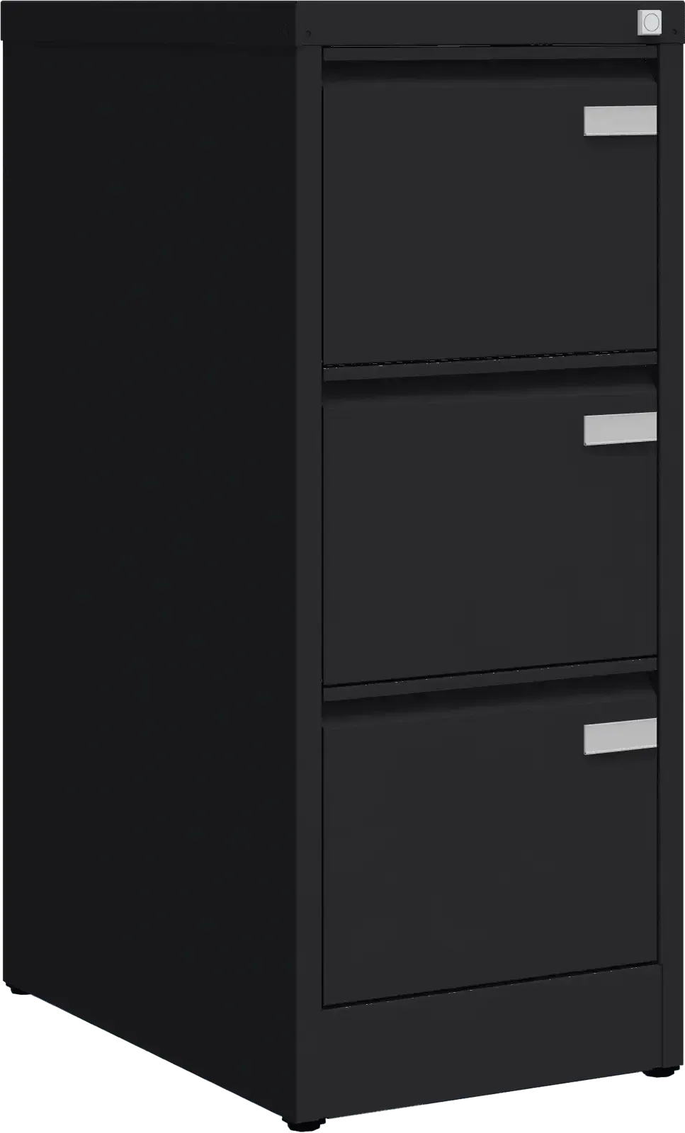 Metalinė dokumentų spinta Archive, 1008x415x633 mm, A4 formatui – juoda / juoda