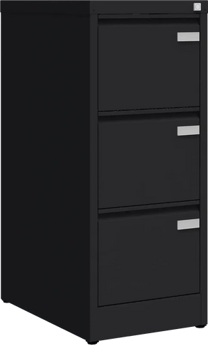 Metalinė dokumentų spinta Archive, 1008x415x633 mm, A4 formatui – juoda / juoda