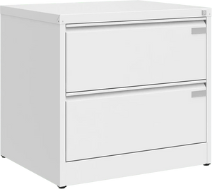 Metalinė dokumentų spinta Archive, 721x775x633 mm, A4 formatui – balta / balta