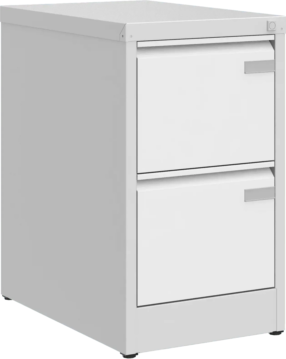 Metalinė kartotekos spinta Archive, 722x415x633 mm, A4 formatui – šviesiai pilka / balta