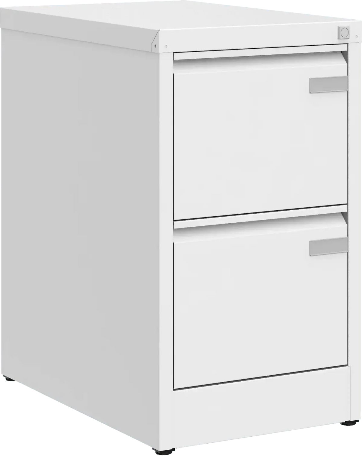 Metalinė kartotekos spinta Archive, 722x415x633 mm, A4 formatui – balta / balta
