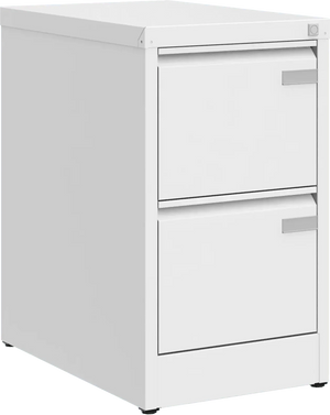 Metalinė kartotekos spinta Archive, 722x415x633 mm, A4 formatui – balta / balta