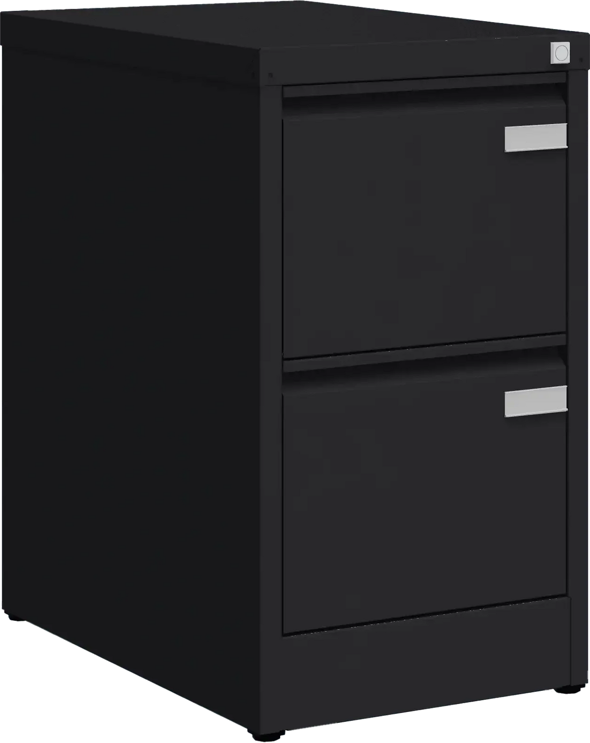 Metalinė kartotekos spinta Archive, 722x415x633 mm, A4 formatui – juoda / juoda