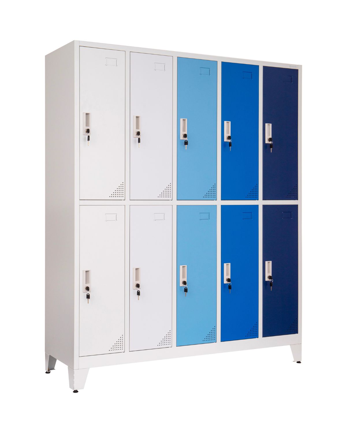 Metalinė persirengimo spinta Oxford Blue, 10 skyrelių