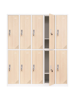 Metalinė persirengimo spinta Oxford Wood, 10 skyrelių