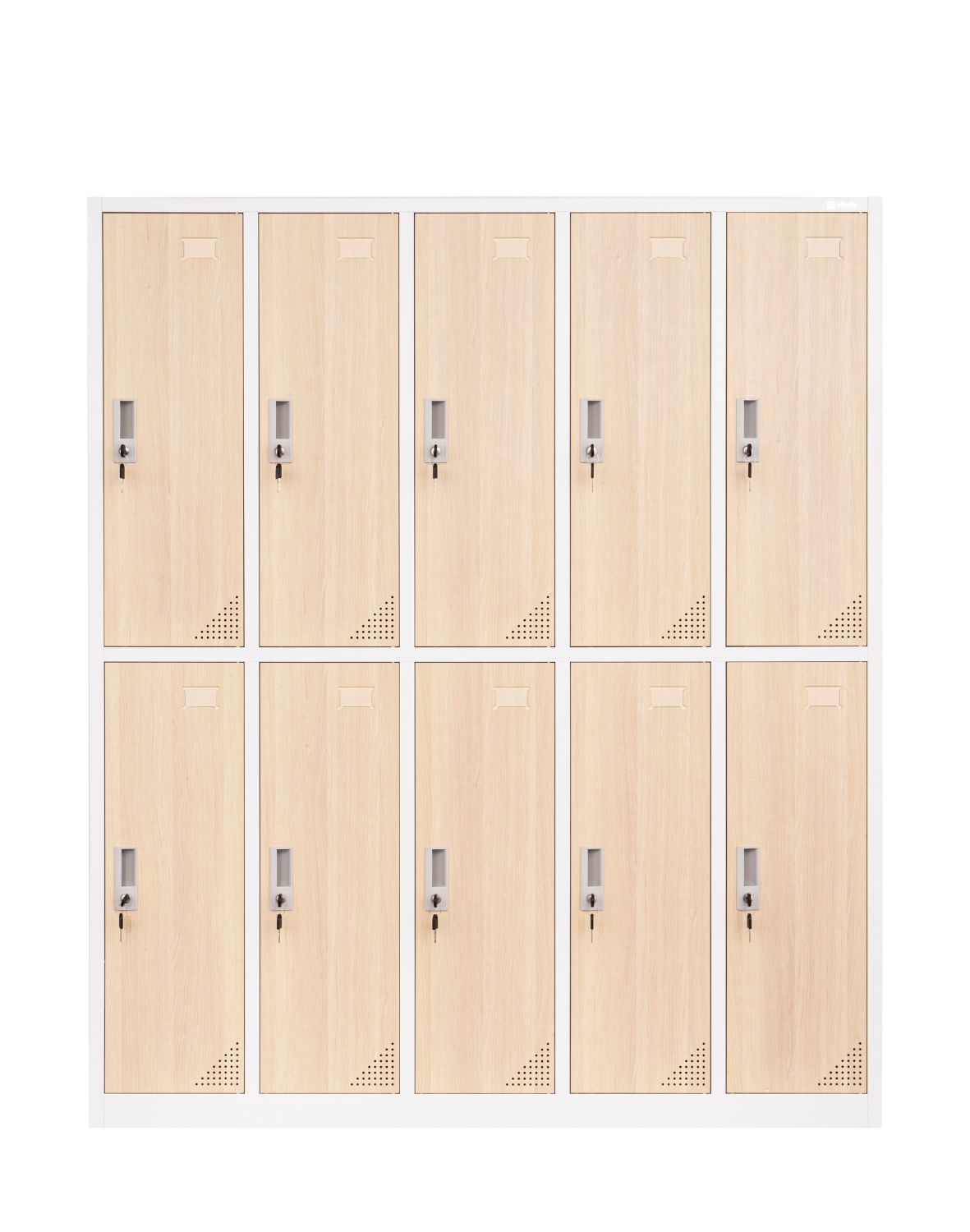 Metalinė persirengimo spinta Oxford Wood, 10 skyrelių