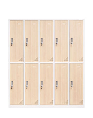 Metalinė persirengimo spinta Oxford Wood, 10 skyrelių