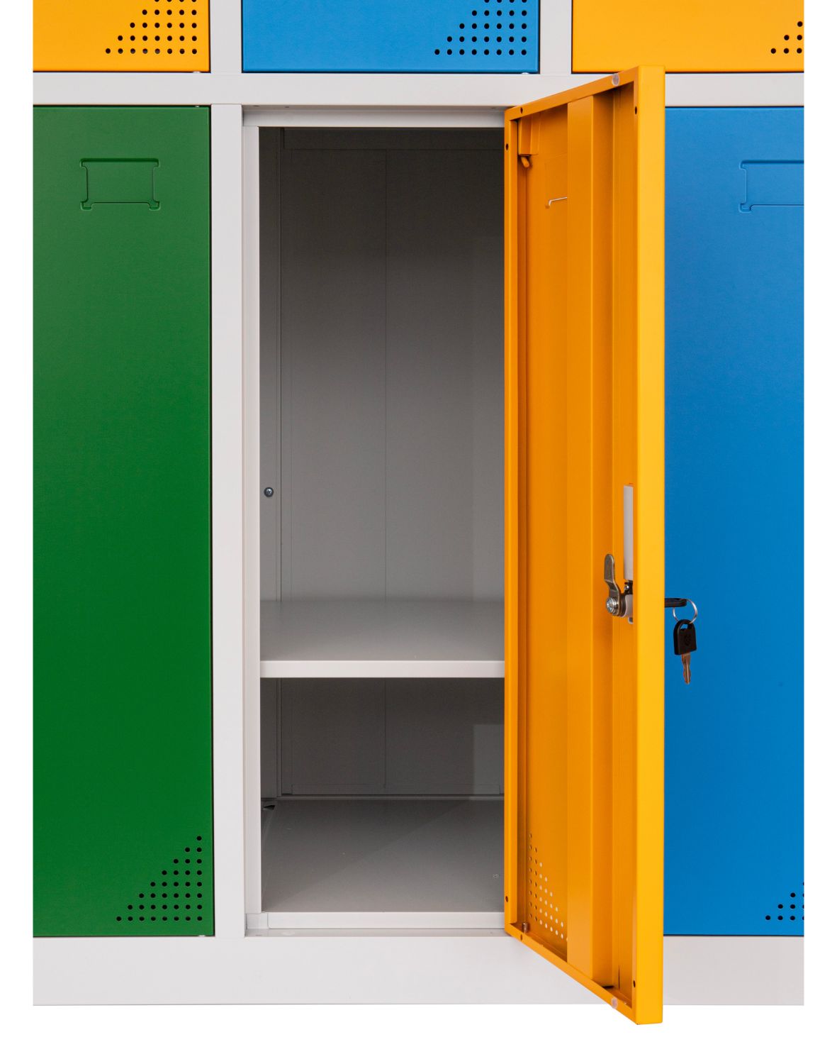 Metalinė persirengimo spinta Peru Color, 10 skyrių
