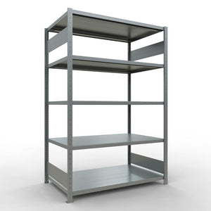 Metalinė lentyna Schulte Multiplus 2000 mm x1300 mm, dvipusė, įstatoma