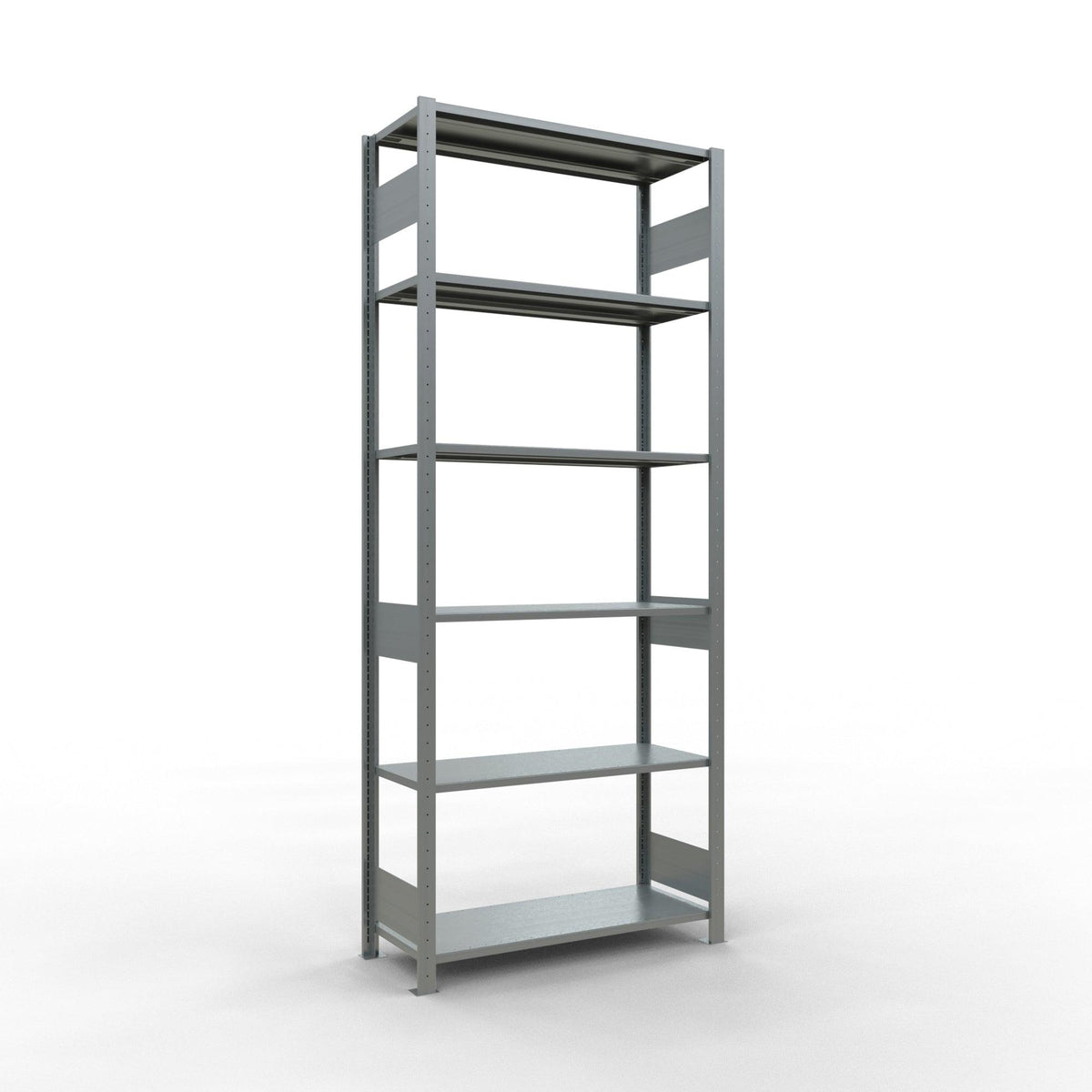 Metalinis stelažas Schulte Multiplus 2500 mm x1000 mm, dvipusis, įstatomas
