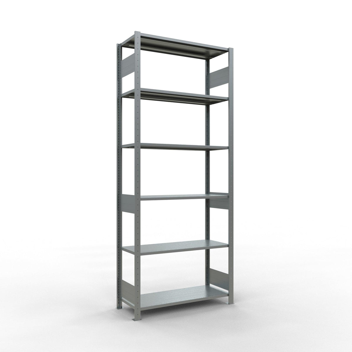 Metalinis stelažas Schulte Multiplus 2500 mm x1000 mm, dvipusis, įstatomas