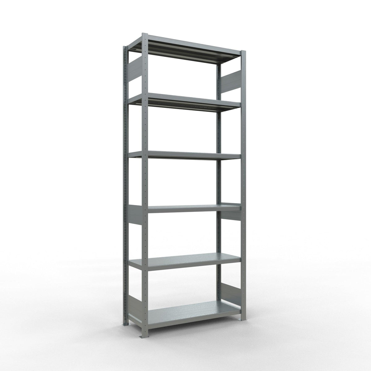 Metalinis stelažas Schulte Multiplus 2500 mm x1000 mm, dvipusis, įstatomas