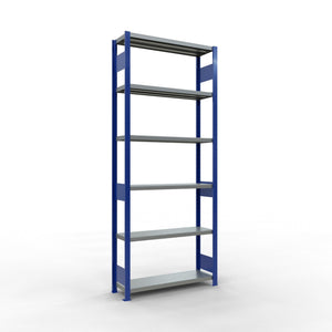Metalinis stelažas Schulte Multiplus 2500 mm x1000 mm, dvipusis, įstatomas