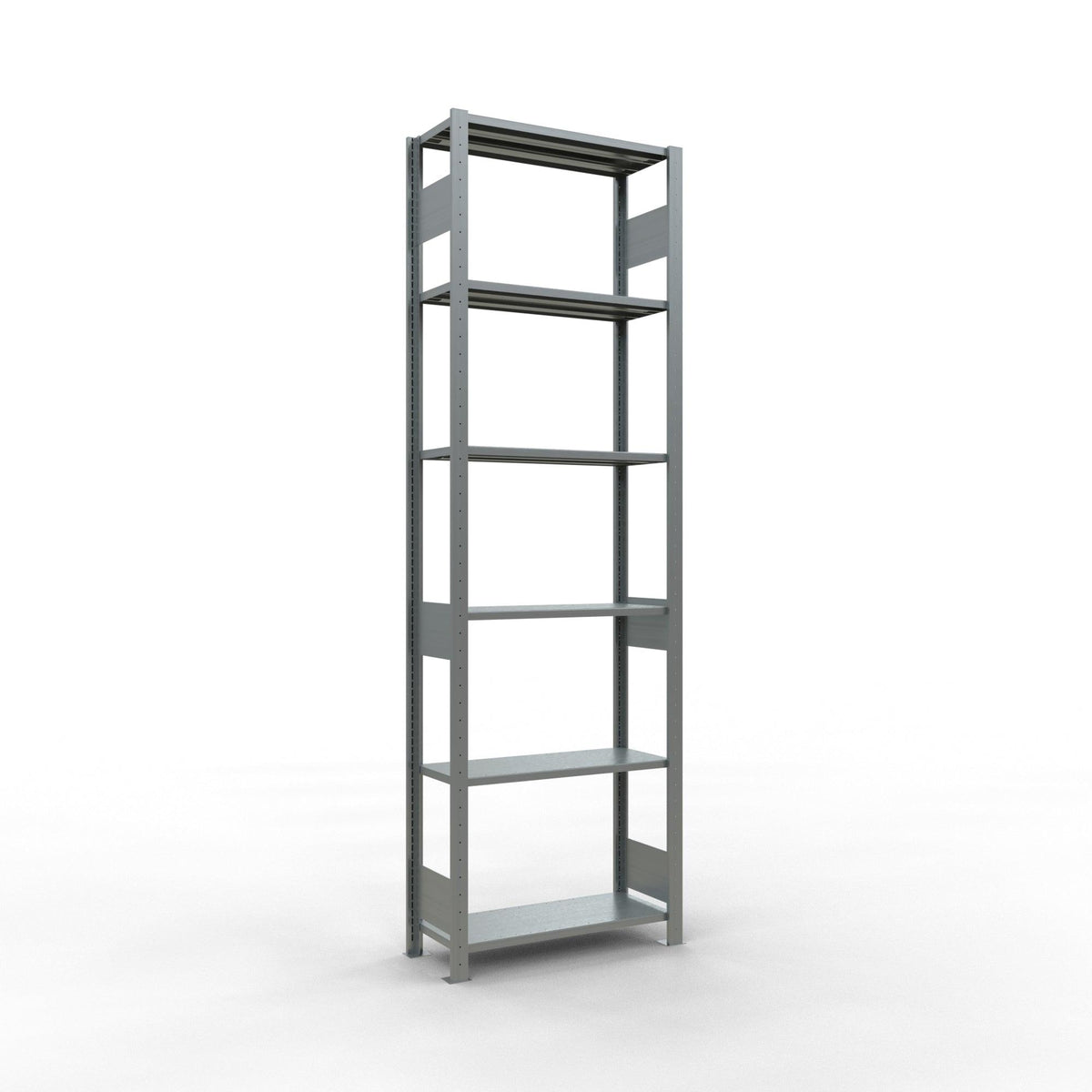 Metalinis stelažas Schulte Multiplus 2500 mm x750 mm dvipusis, įstatomas