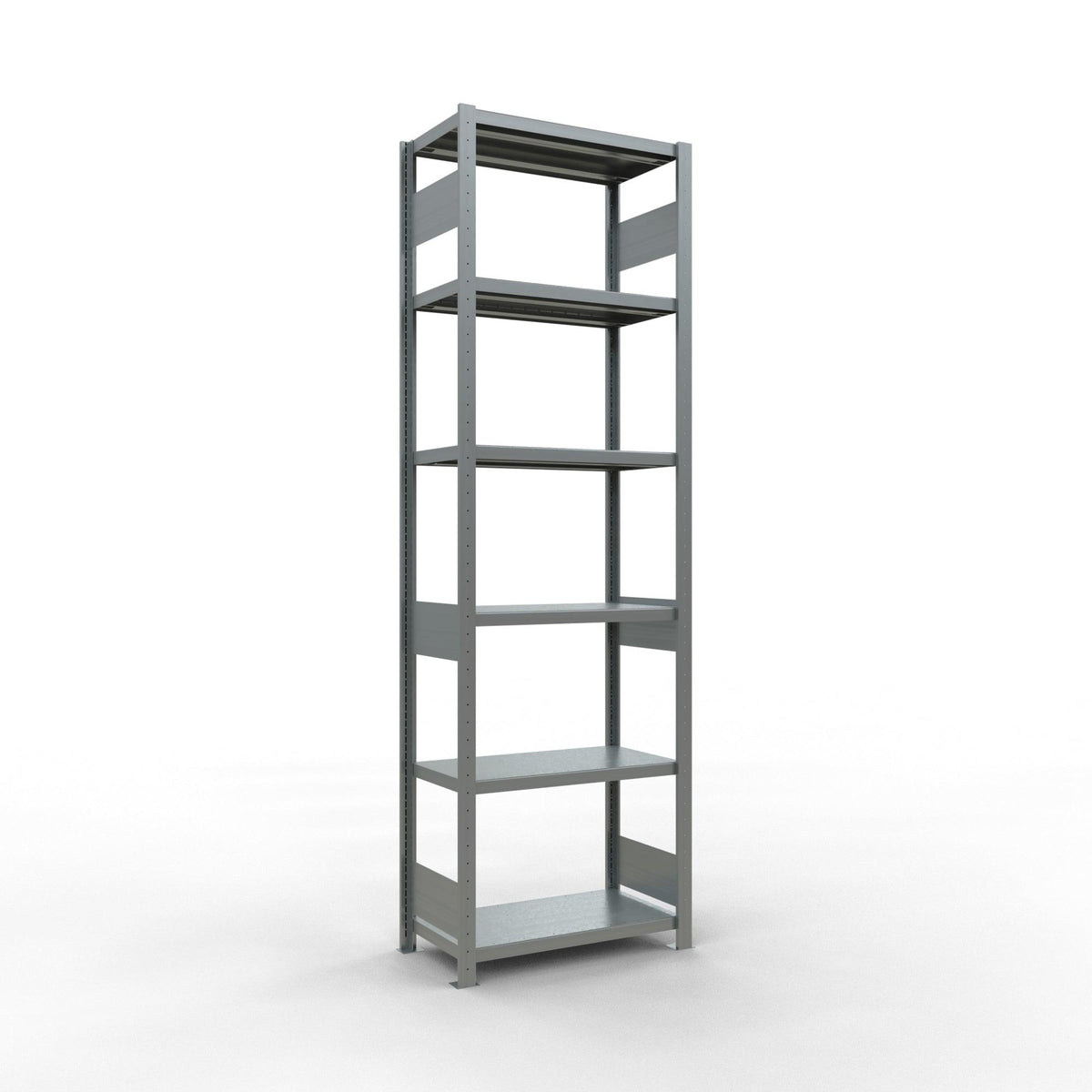 Metalinis stelažas Schulte Multiplus 2500 mm x750 mm dvipusis, įstatomas