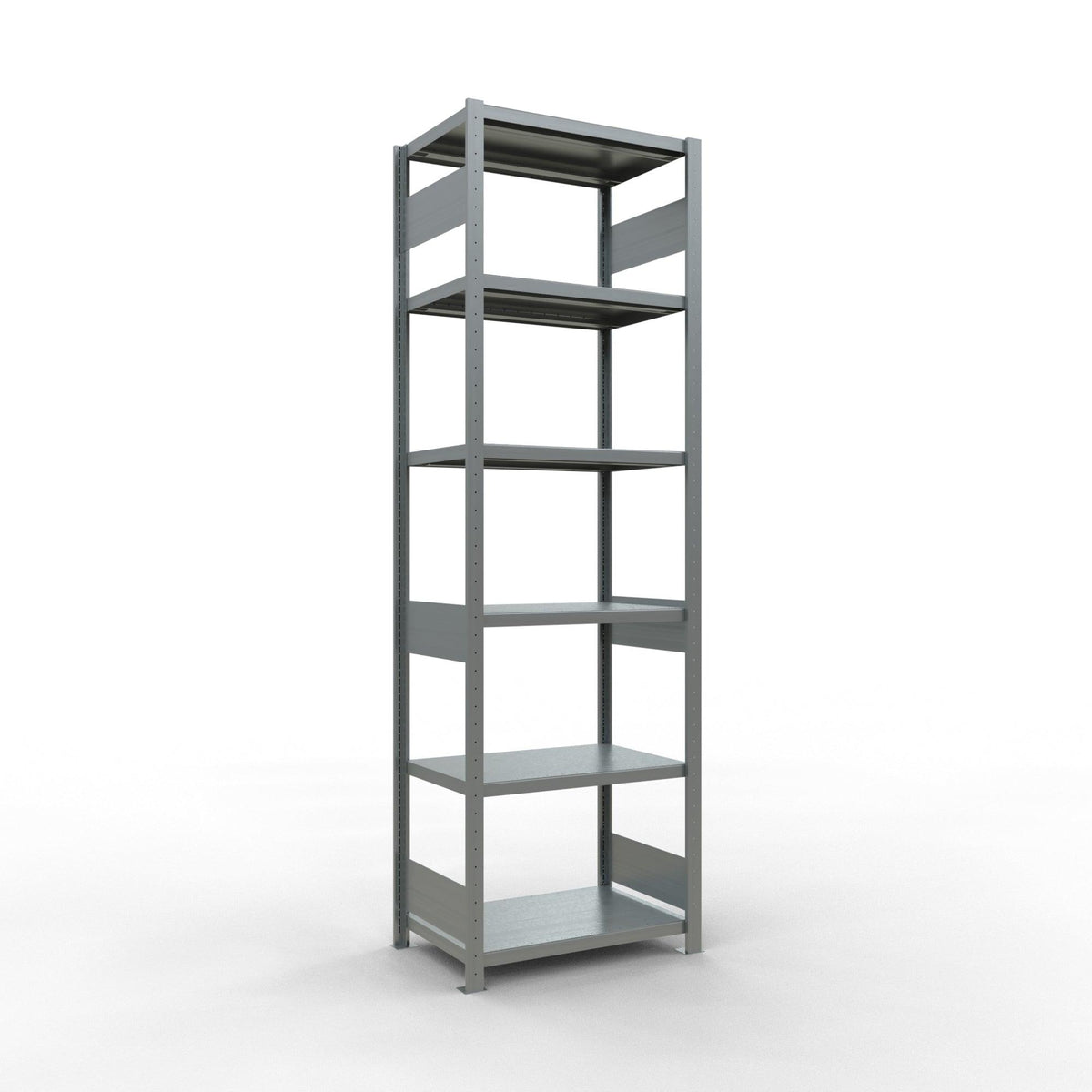 Metalinis stelažas Schulte Multiplus 2500 mm x750 mm dvipusis, įstatomas