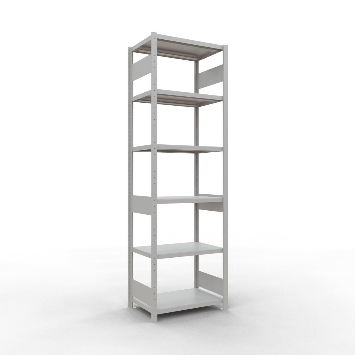 Metalinis stelažas Schulte Multiplus 2500 mm x750 mm dvipusis, įstatomas