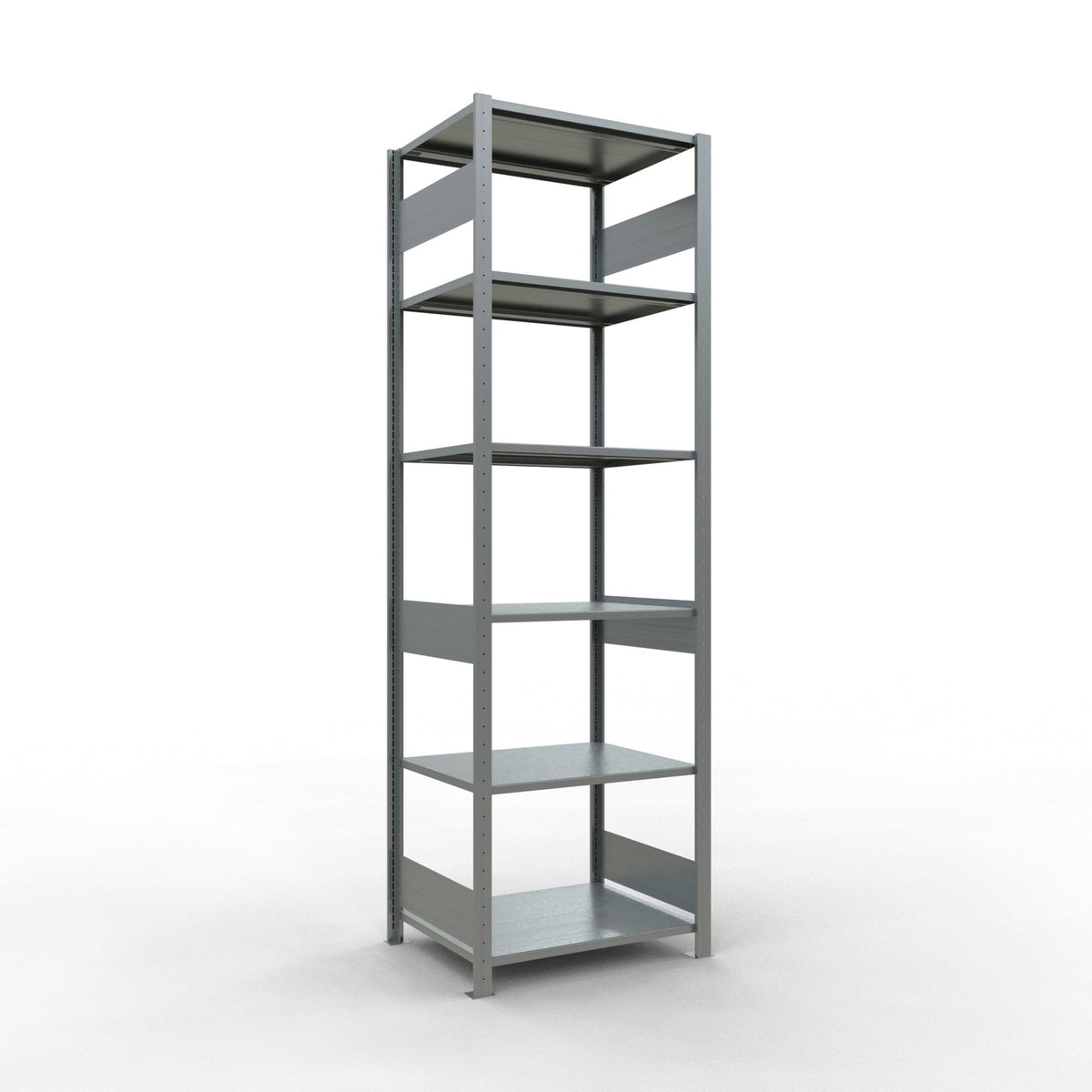 Metalinis stelažas Schulte Multiplus 2500 mm x750 mm dvipusis, įstatomas