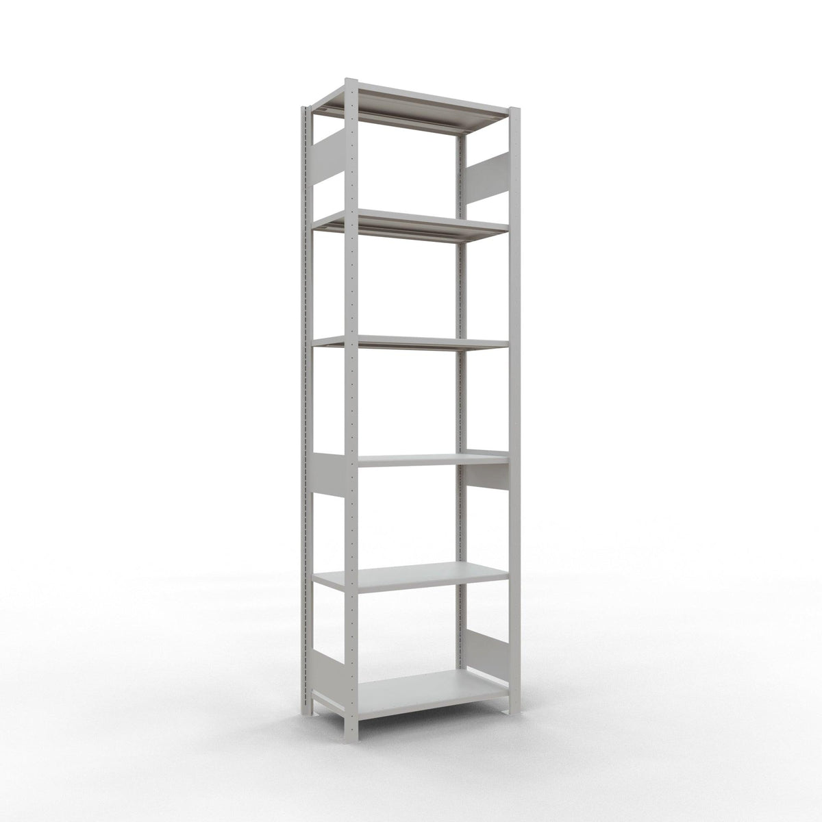 Metalinis stelažas Schulte Multiplus 2500 mm x750 mm dvipusis, įstatomas