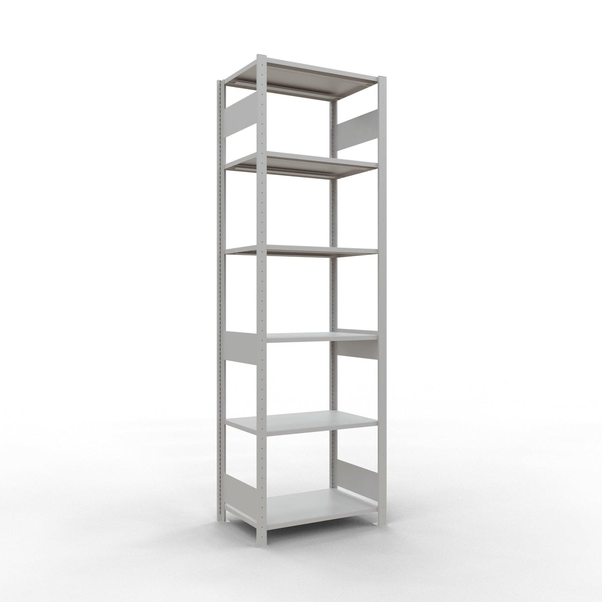 Metalinis stelažas Schulte Multiplus 2500 mm x750 mm dvipusis, įstatomas