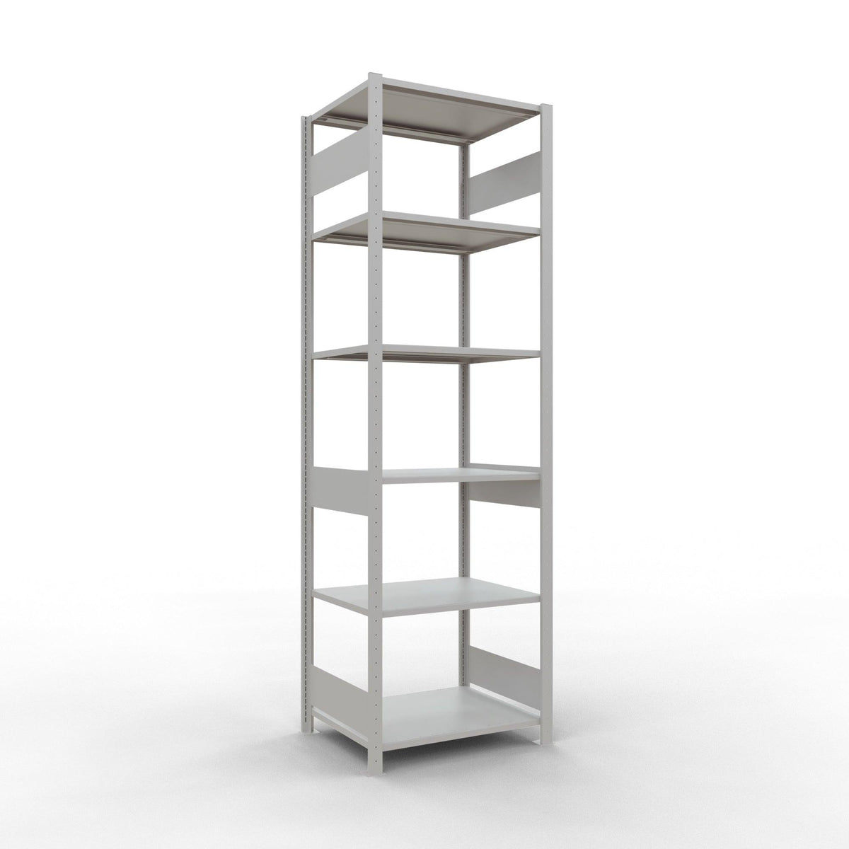 Metalinis stelažas Schulte Multiplus 2500 mm x750 mm dvipusis, įstatomas