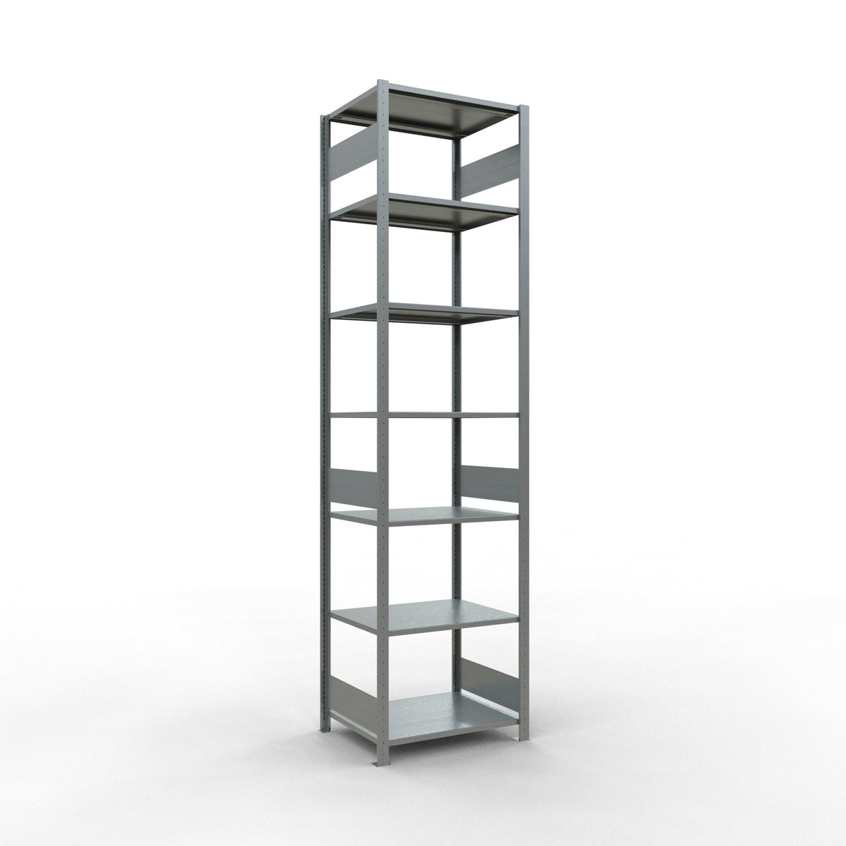 Metalinis stelažas Schulte Multiplus 3000 mm x750 mm dvipusis, įstatomas